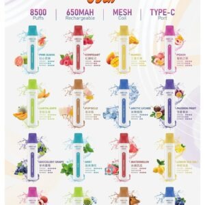 魅嗨 MEHA VBar 小白條一次性 (8500口 拋棄式電子煙)