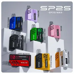 SP2S Max 充電式主機 思博睿方塊霧化煙桿 (適配 SP2S Max 煙彈)